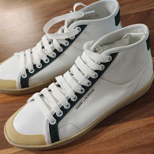 Saint Laurent Court Classic Mid-Top Sneakers